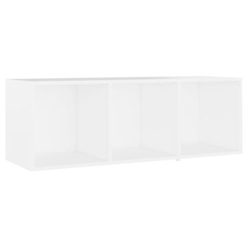Vidaxl TV omarica bela 107x35x37 cm iverna plošča