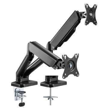 Uvi Desk VESA nosilec s plinsko vzmetjo za dva monitorja, od 43,18 cm (17) do 81,28 cm (32) (UVIDVGSDM)
