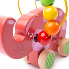 Bigjigs Toys Bigjigs Baby Motor Labirint Slon