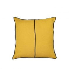 CASAMANCE Okrasna blazina LINEN 45 x 45 cm, moutarde