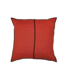 CASAMANCE Okrasna blazina LINEN 45 x 45 cm, oranžna sanguine