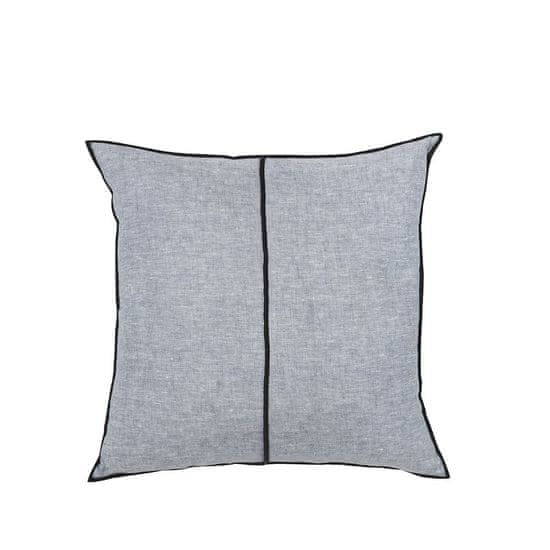 CASAMANCE Okrasna blazina LINEN 45 x 45 cm, modra