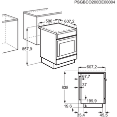 Electrolux LKR500001W štedilnik