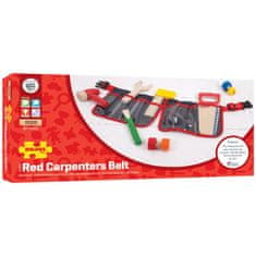 Bigjigs Toys Leseno orodje na rdečem pasu