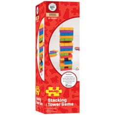 Bigjigs Toys Barvna Jenga