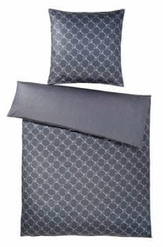 Joop! Komplet posteljnine JOOP! CORNFLOWER GRADIANT 2 x 70 x 90 cm in 200 x 200 cm, temno siva