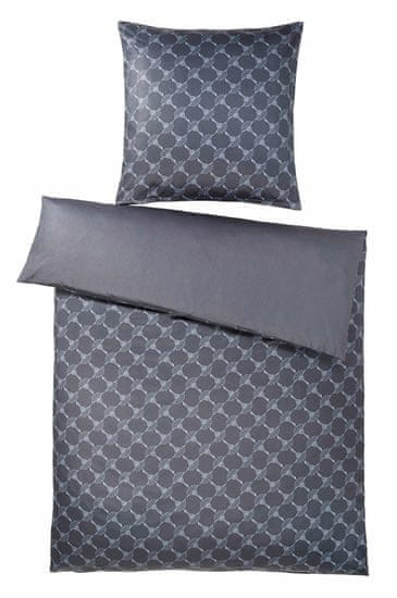 Joop! Komplet posteljnine JOOP! GRADIJANTA KORUZNIKA 2 x 70 x 90 cm in 240 x 220 cm, temno siva