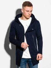 OMBRE Moška jopa s kapuco na zadrgo Hugo navy XL