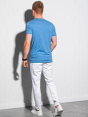 OMBRE Moška basic majica Reinhold modra XL