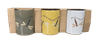 Skodelica, lonček keramičen za belo kavo, čaj, raznih barv sortirano, vol. cca 200 ml, set 6