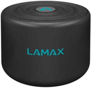 brezžični zvočnik lamax sphere 2 5 W moč v reži microSD bluetooth 5.0 razpon 10 m odličen zvok true wireless stereo funkcija za seznanjanje z drugim zvočnikom za povečanje moči majhne dimenzije