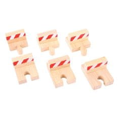 Bigjigs Rail Bumpers 6 kosov