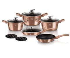 Berlingerhaus Bh-6191 Rose Gold Granit Pot Set