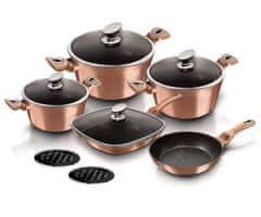 Berlingerhaus Bh-6191 Rose Gold Granit Pot Set