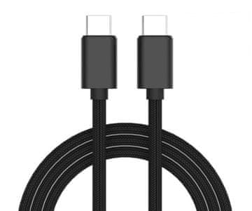 Le-tehnika USB-C na USB C 1m kabel za hitro polnjenje 3A (napajalni in hkrati podatkovni kabel)