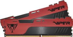 Patriot Viper Elite 2 pomnilniška modula, 32 GB (2x 16GB), DDR4-3200, DIMM PC4-25600, CL18, 1.35V