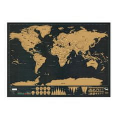 Scratch Zemljevid sveta Deluxe