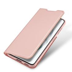 Dux Ducis Skin Pro knjižni usnjeni ovitek na Samsung Galaxy S21 FE, roza