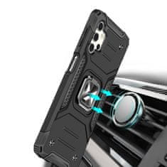 MG Ring Armor plastika ovitek za Samsung Galaxy A32 5G, črna
