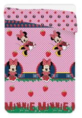 Jerry Fabrics Poletna prešita odeja Minnie jagode 180/260 cm