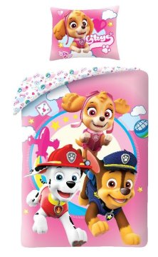 Halantex Vključeno posteljnino Paw Patrol Skye Cotton, 140/200, 70/90 cm