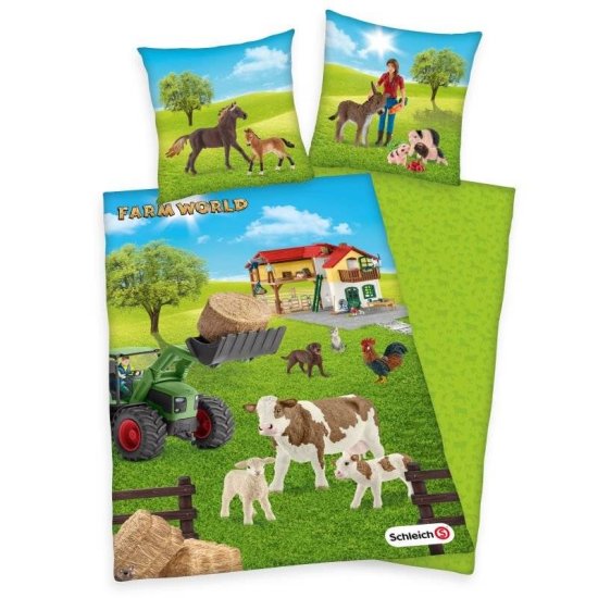 Zaparevrov Vključeno platno Schleich Farm World Cotton, 140/200, 70/90 cm
