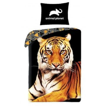 Halantex Bombažno posteljno perilo Animal Planet Tiger 140 x 200 cm