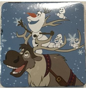 EUROSWAN Čarobna brisača Ledeno kraljestvo Olaf in Swen Bombaž, frotir, 30/30 cm