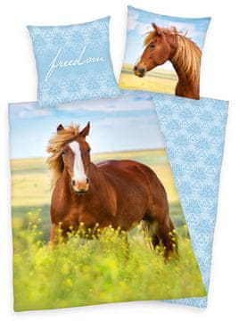 Zaparevrov Vključeno posteljno perilo Horse freedom 140/200, 70/90
