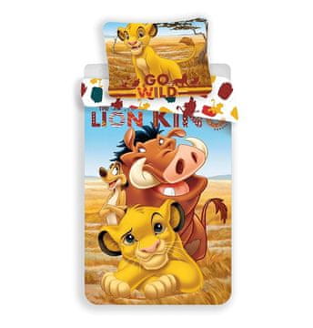 Jerry Fabrics Vključeno platno Levji kralj Bombaž, 140/200, 70/90 cm