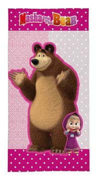 Detexpol Rožnata bombažna brisača iz frotirja, 70/140 cm