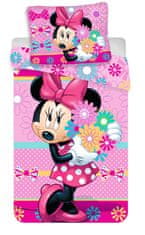 Jerry Fabrics Vključeno perilo Minnie Loki in cvetje 140/200