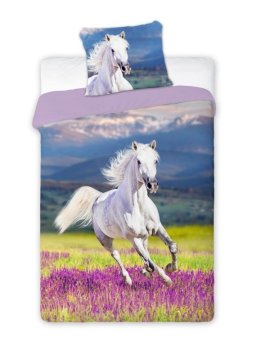 Faro Bombažno posteljno perilo Horse Provence 140 x 200 cm