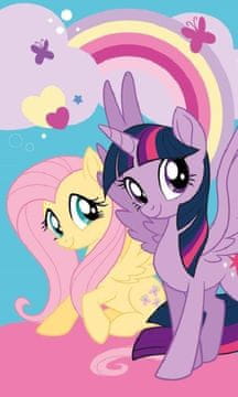Detexpol Otroška brisača My Little Pony mavrica Bombaž, frotir, 30/50 cm