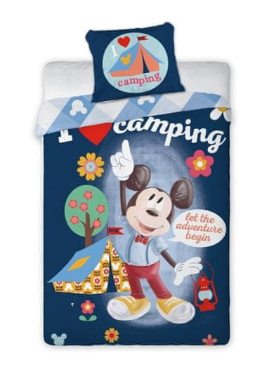 Faro Vključeno posteljno perilo Mickey camping Bombaž, 140/200, 70/90 cm