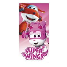 Zaparevrov Brisača Super Wings pink 70/140