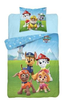 Detexpol Vključeno platno Paw Patrol Mountains Bombaž, 140/200, 70/80 cm