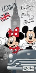 Jerry Fabrics Brisača Mickey in Minnie v Londonu 70/140