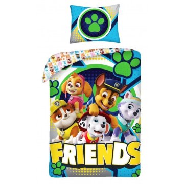 Halantex Vključeno posteljnino Paw Patrol Friends Bombaž, 140/200, 70/90 cm