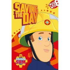 Faro Otroška brisača Fireman Sam portret Bombaž, frotir, 60/40 cm