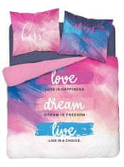 Zaparevrov Bombažno francosko posteljno perilo Love dream 220 x 200 cm
