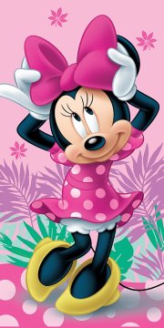 Jerry Fabrics Brisača Minnie roza 02 70/140