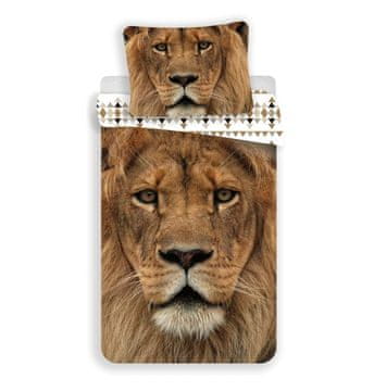 Jerry Fabrics JERRY FABRICS Posteljno perilo Lion 03 Bombaž, 140/200, 70/90 cm