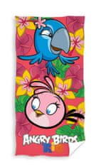Zaparevrov Brisača Angry Birds Rio roza 70/140