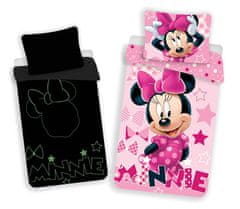 Jerry Fabrics JERRY FABRICS Platno Minnie luminous Bombaž, 140/200, 70/90 cm