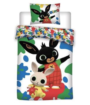 Jerry Fabrics Vključeno platno Bunny Bing 066 Bombaž, 140/200, 70/90 cm