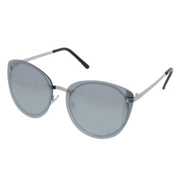 OEM ženske sončna očala oversize Plate srebrna okvirji srebrna steklo