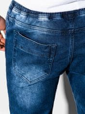 OMBRE Moške džins hlače joggers Reynard temno jeans m