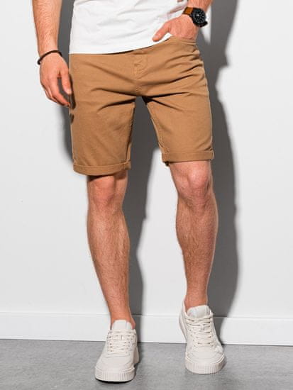 OMBRE Moške casual kratke hlače Finn kamelja