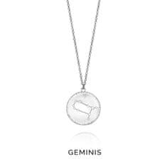 Viceroy Srebrni znak ogrlice Gemini Horoscopo 61014C000-38G